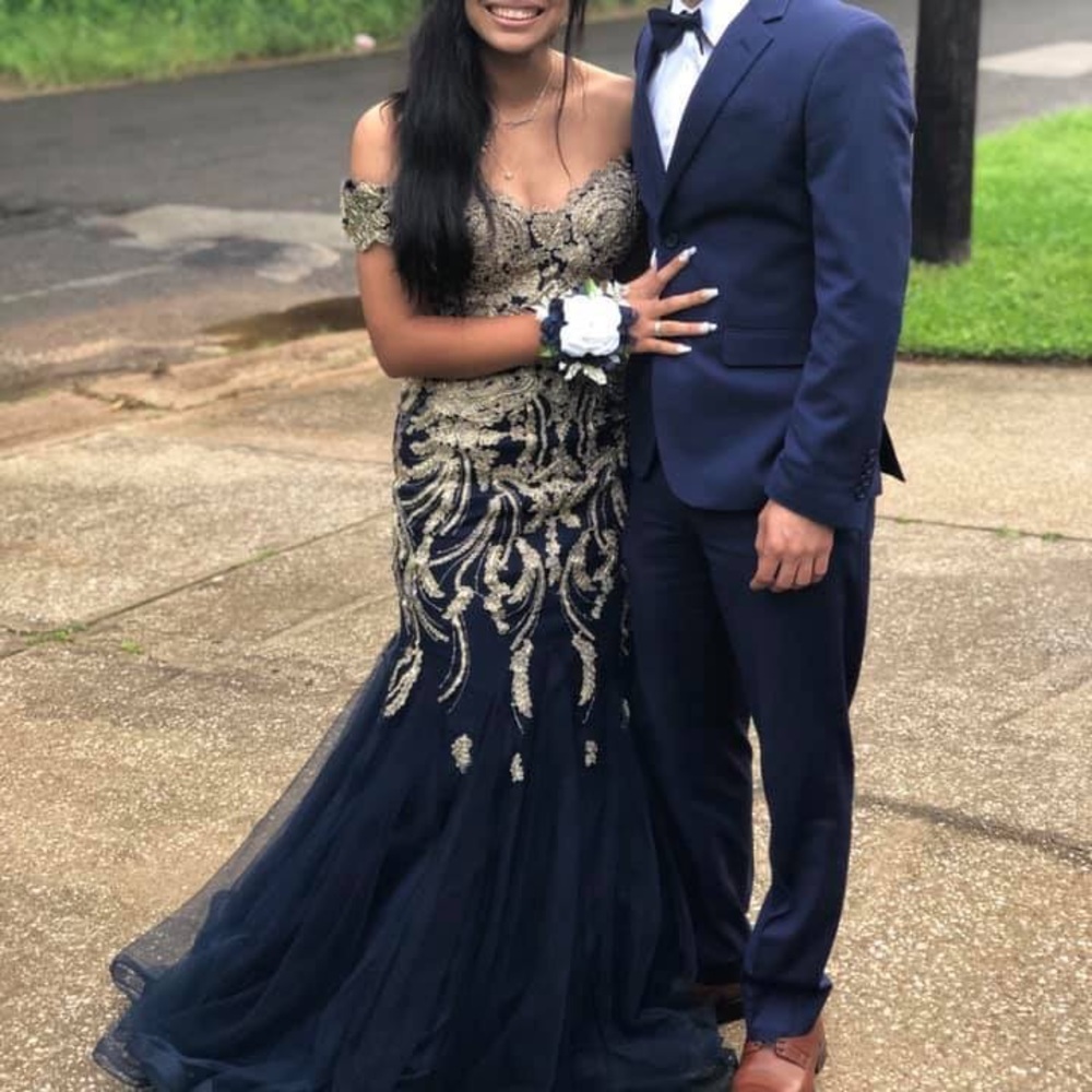 Prom dress strapless